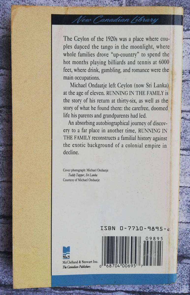 Running in the Family by Michael Ondaatje