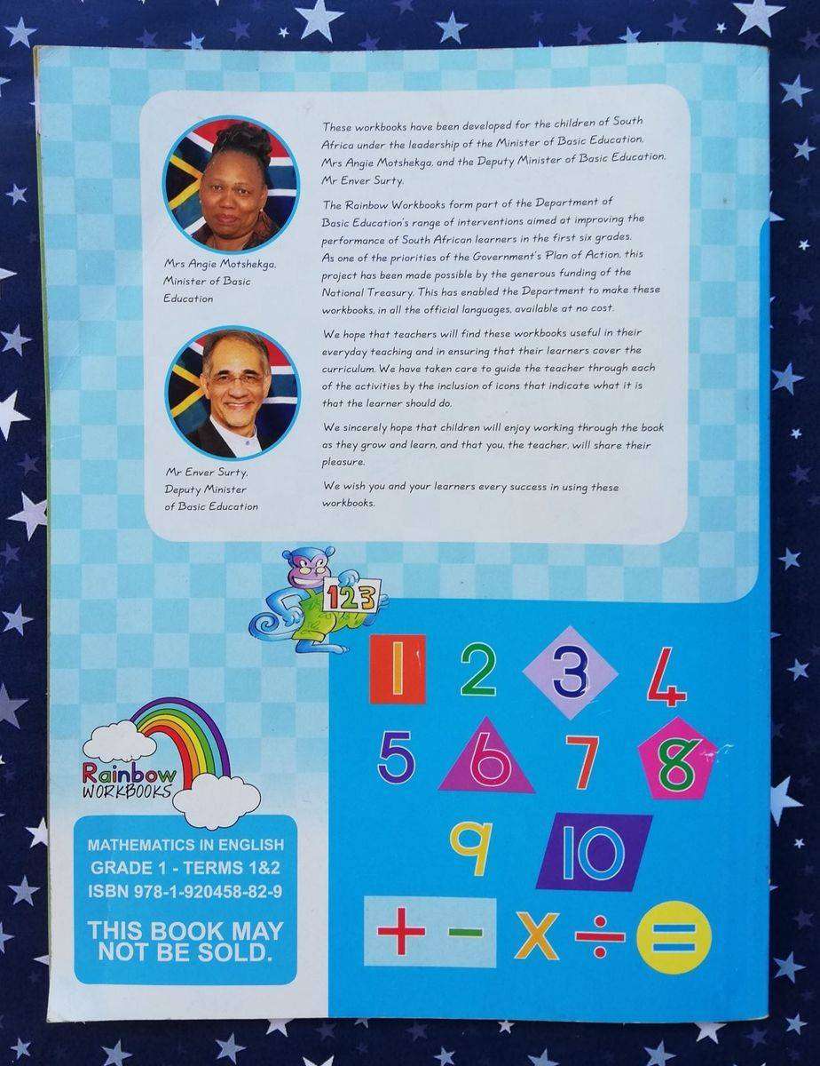 Rainbow Books - Mathematics in English Grade 1
