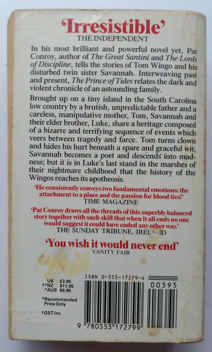 The Prince of Tides by Pat Conroy