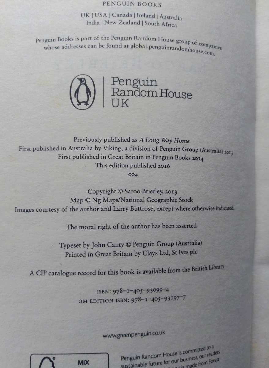 Lion by Saroo Brierley