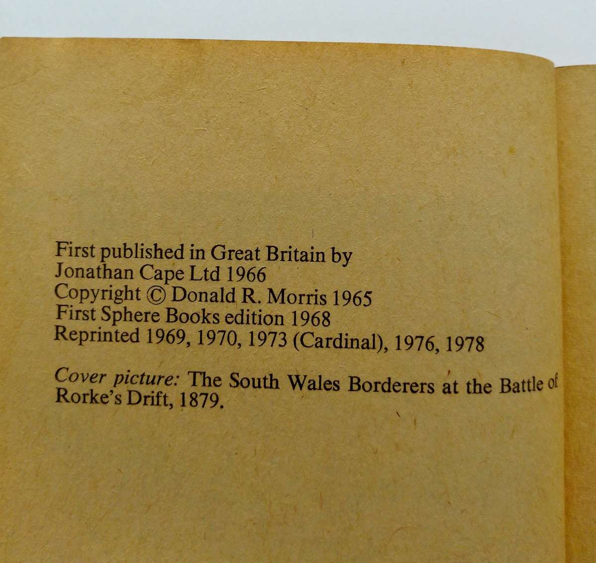 The Washing of the Spears - The Bloody Story of the Zulu War of 1879 by Donald R. Morris