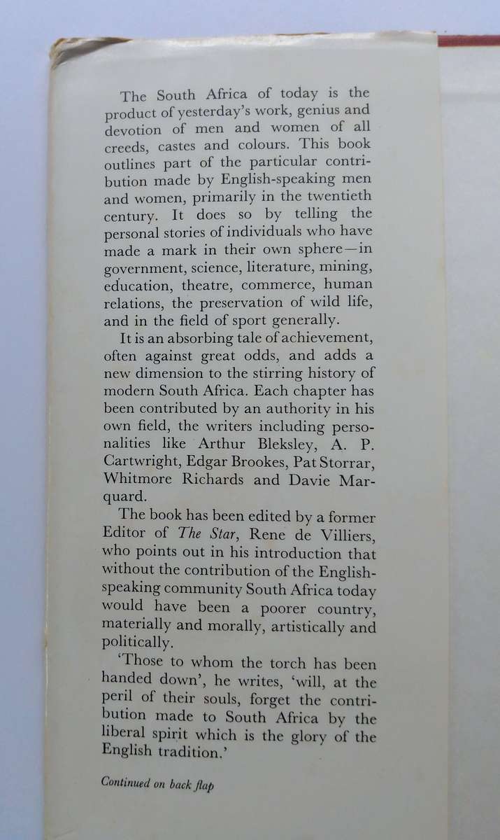 Better Than They Knew edited by R.M. de Villiers