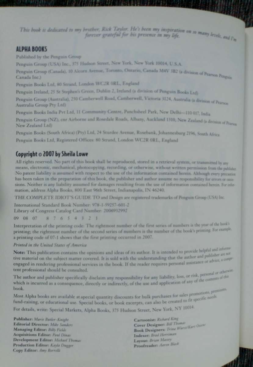 The Complete Idiot's Guide to Handwriting Analysis Second Edition