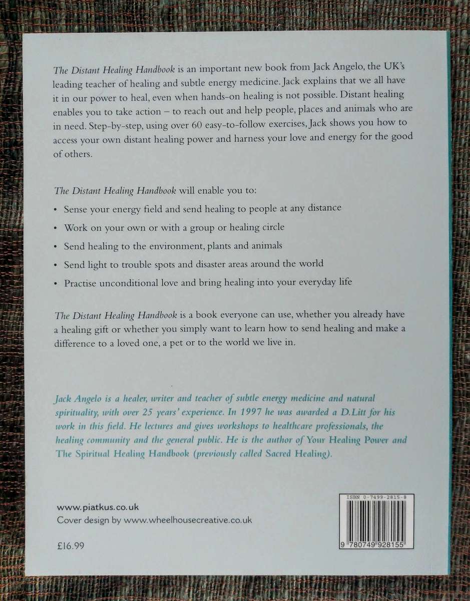 The Distant Healing Handbook by Jack Angelo