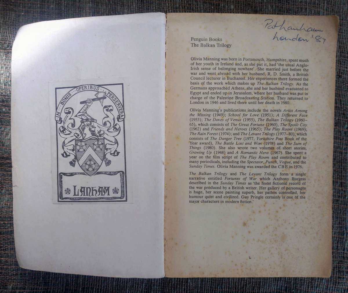 Fortunes of War (Volume 1 of the Balkan Trilogy) by Olivia Manning