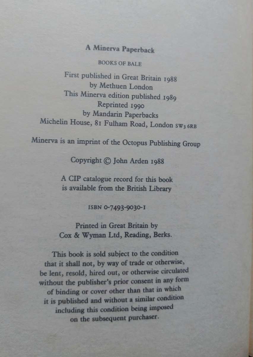 Books of Bale by John Arden