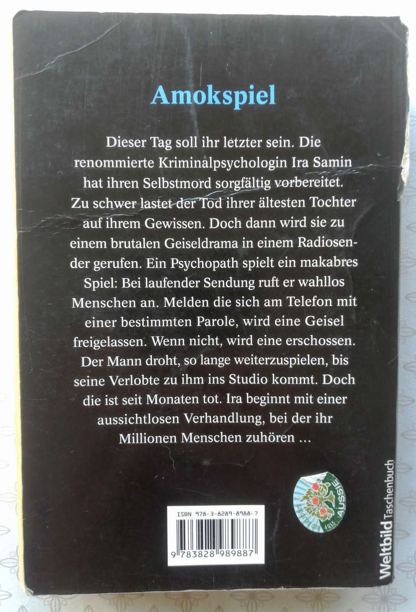 Amokspiel - Sebastian Fitzek