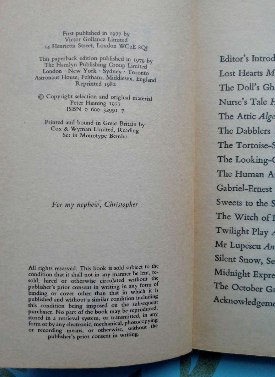 Deadly Nightshade - Strange Tales of the Dark by Peter Haining