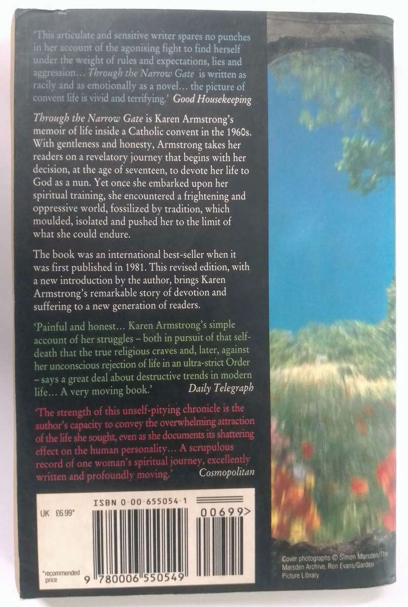 Through the Narrow Gate - A Nun's Story by Karen Armstrong