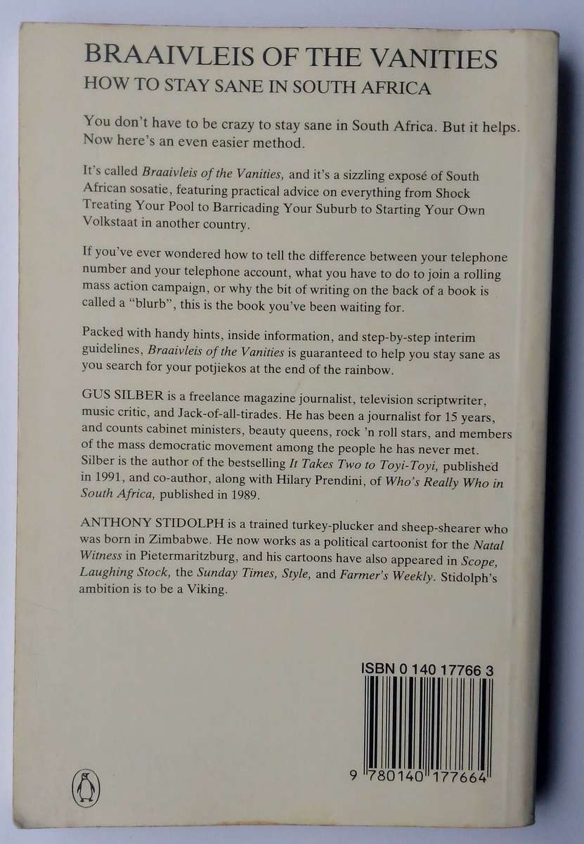 Braaivleis of the Vanities by Gus Silber