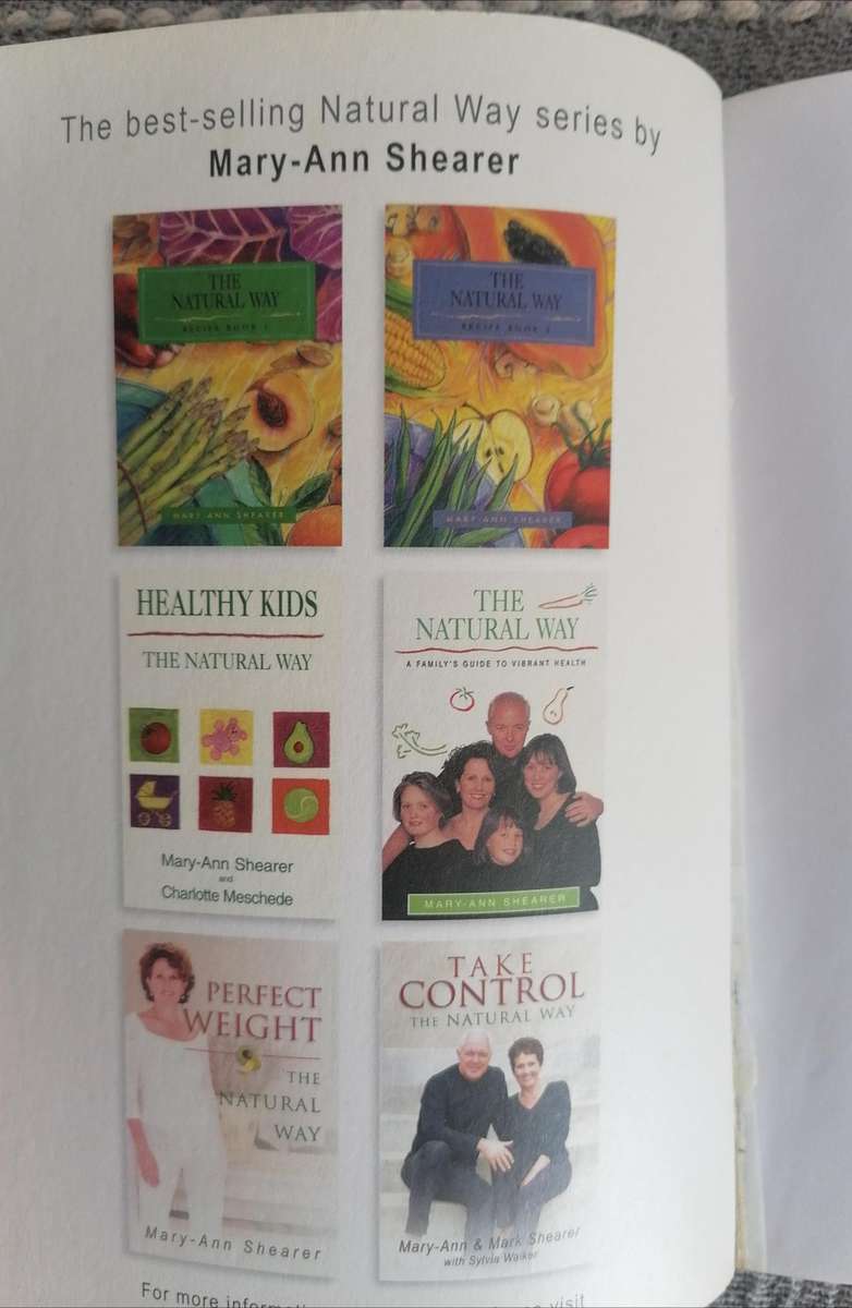 The Natural Way Recipe Book 1 by Mary-Ann Shearer