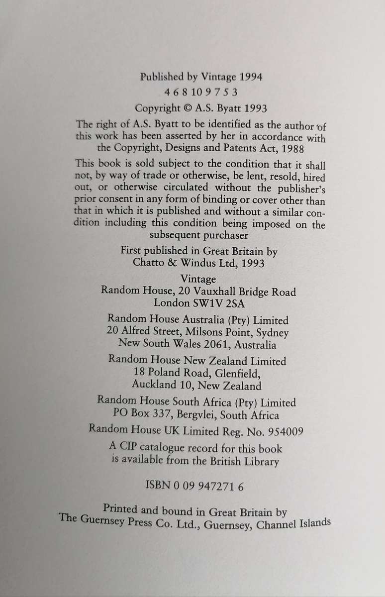 The Matisse Stories by A. S. Byatt