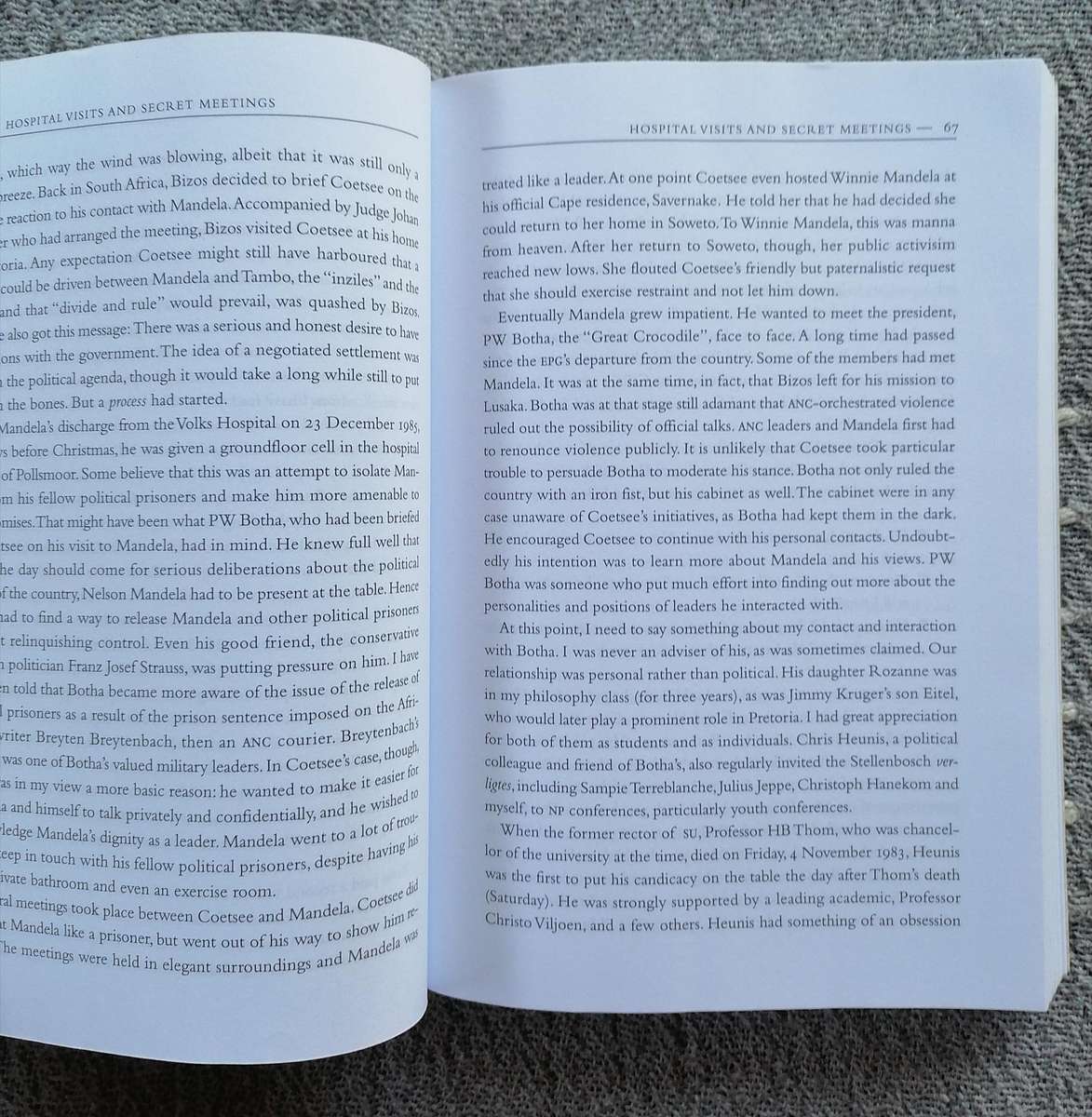 Endgame - Secret Talks and the End of Apartheid by Willie Esterhuyse