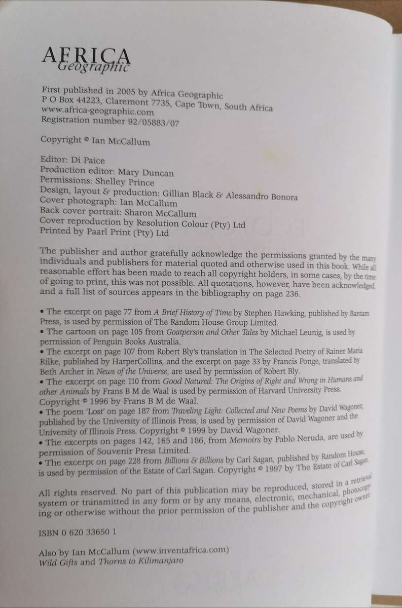 Ecological Intelligence - Rediscovering Ourselves in Nature by Ian McCallum