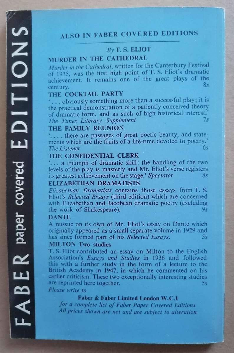 Four Quartets by T. S. Eliot (Faber)