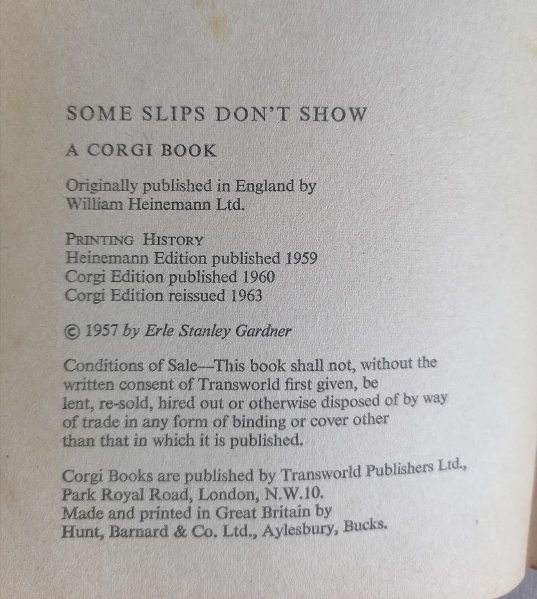 Some Slips Don't Show be Erle Stanley Gardner