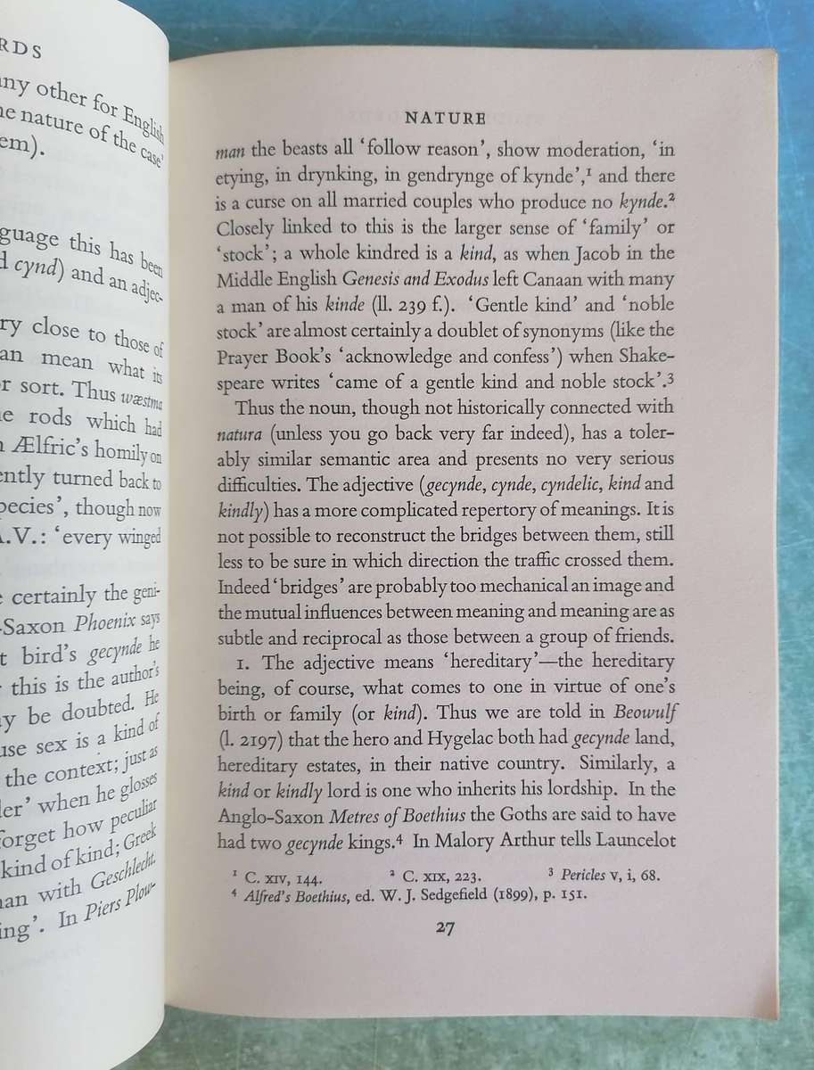 Studies in Words by C. S. Lewis