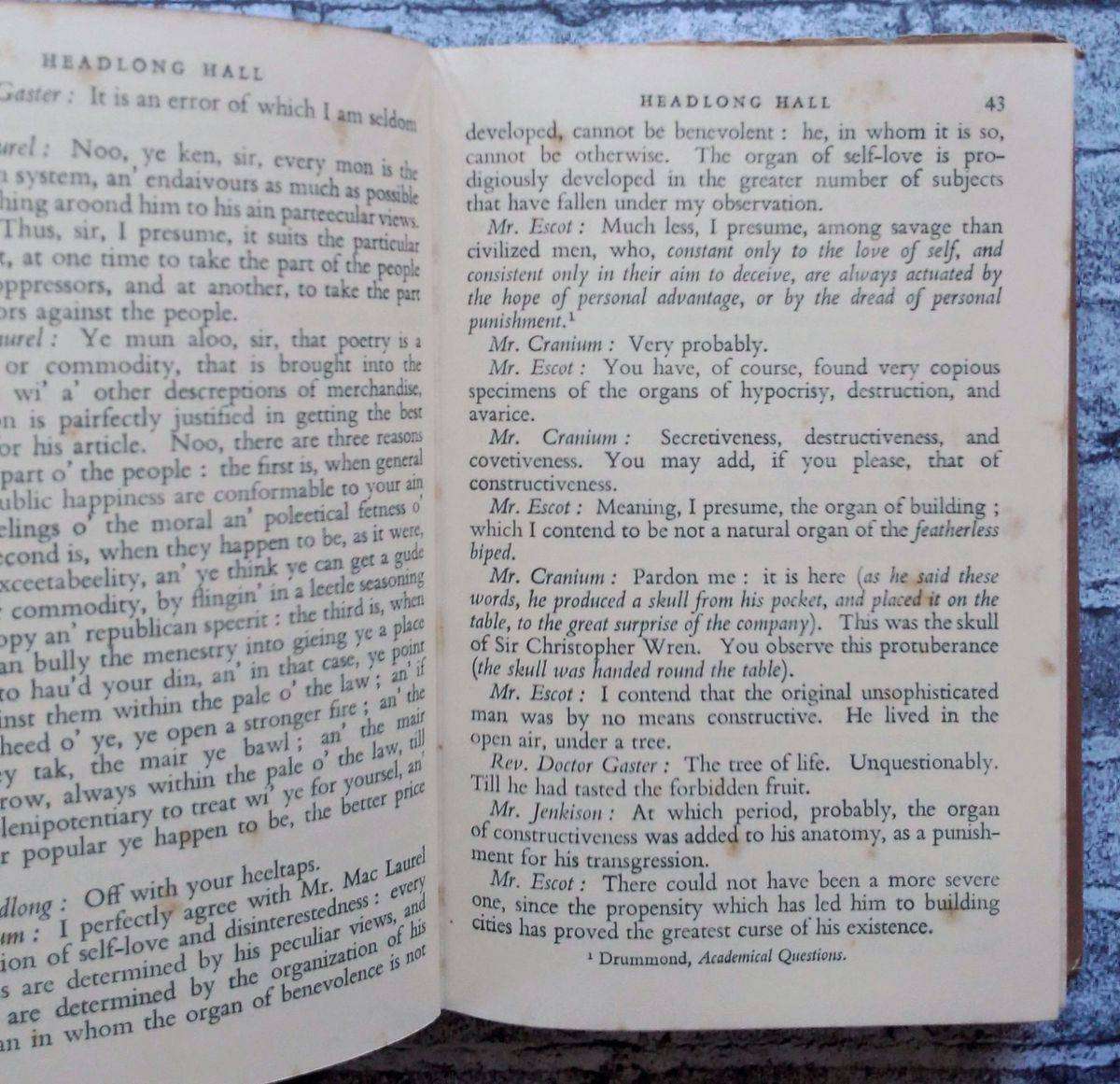 Three Novels: Headlong Hall, Nightmare Abbey, Crotchet Castle by Thomas Love Peacock