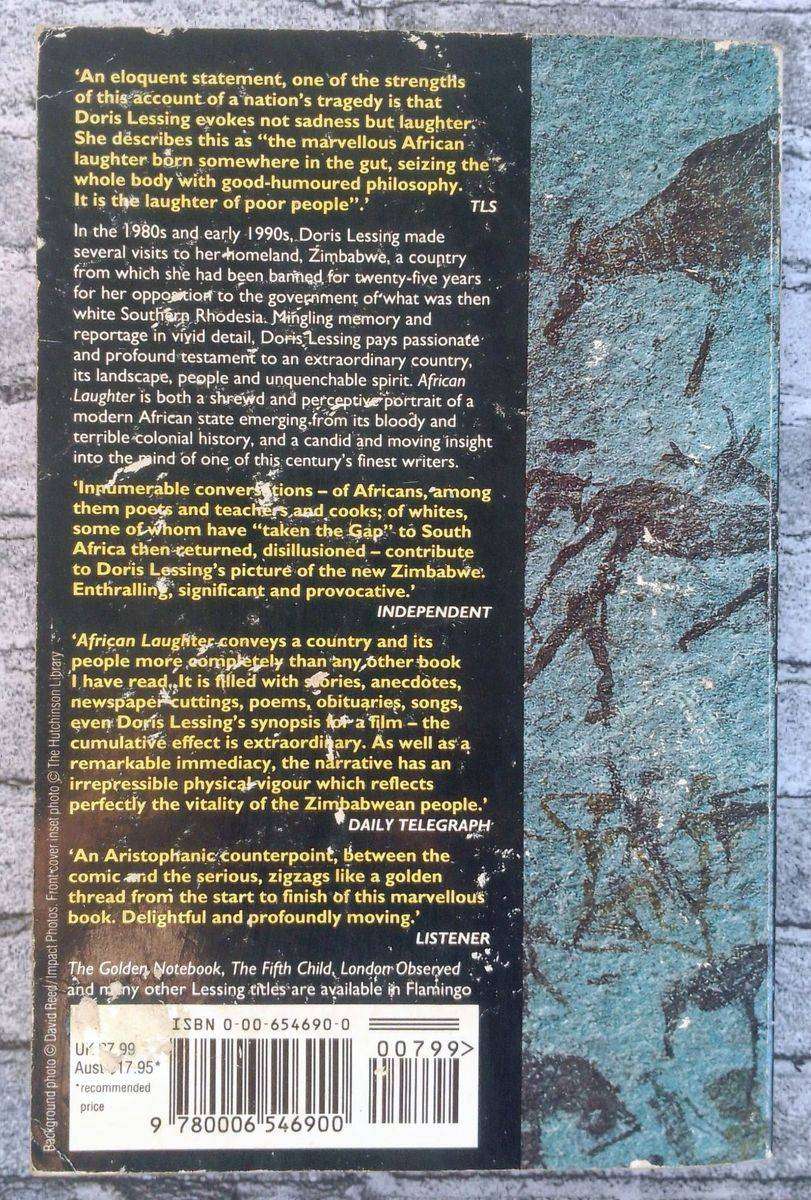 African Laughter - Four Visits to Zimbabwe by Doris Lessing