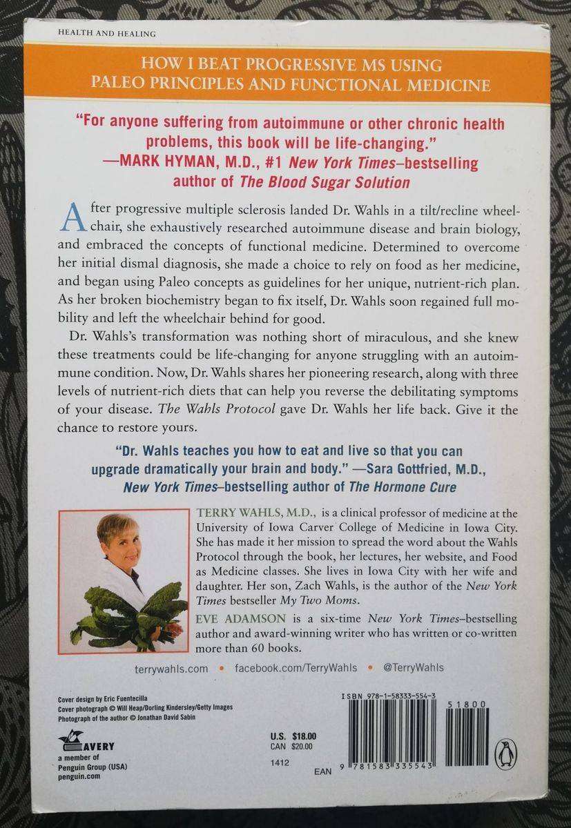 The Wahls Protocol by Terry Wahls, M.D. with Eve Adamson
