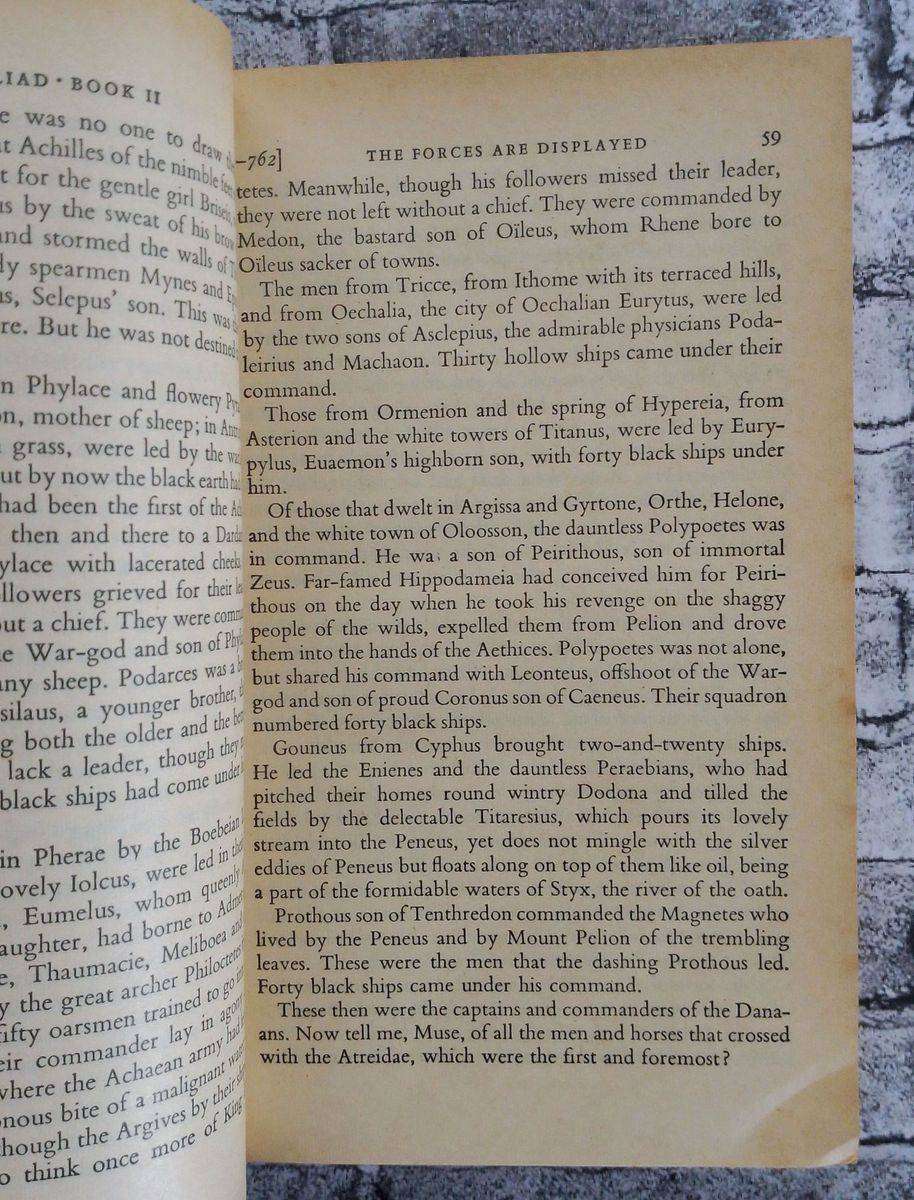 The Iliad of Homer