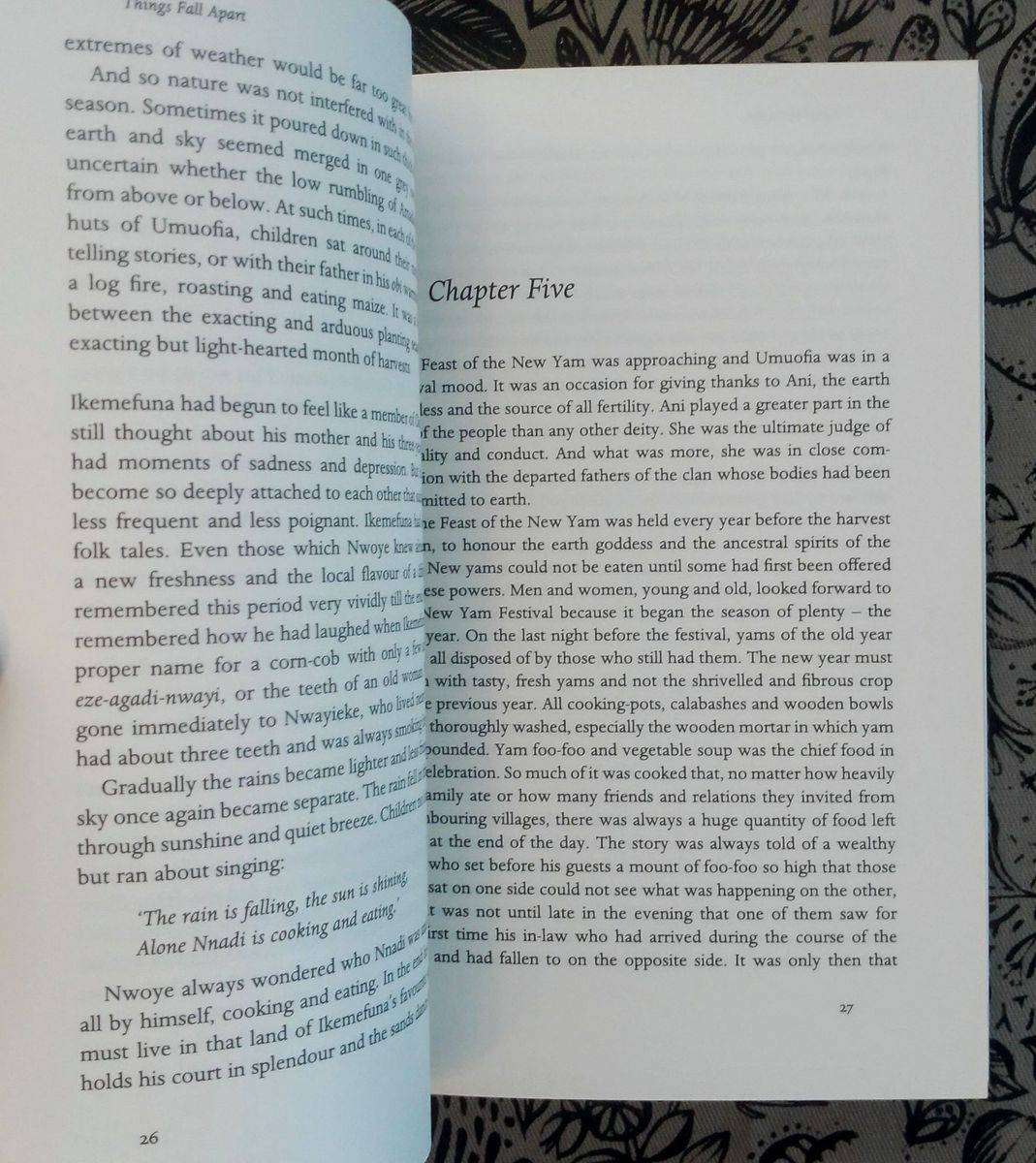 Things Fall Apart by Chinua Achebe
