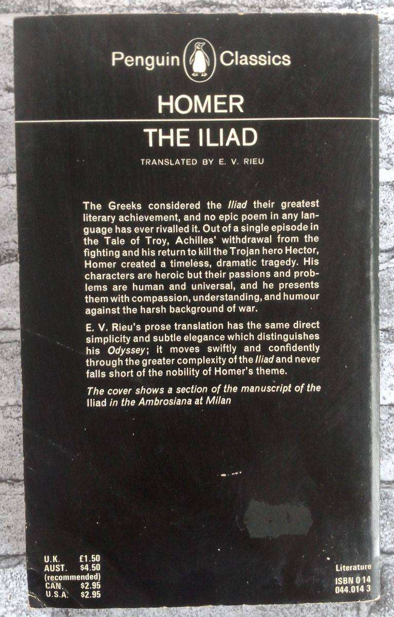 The Iliad of Homer