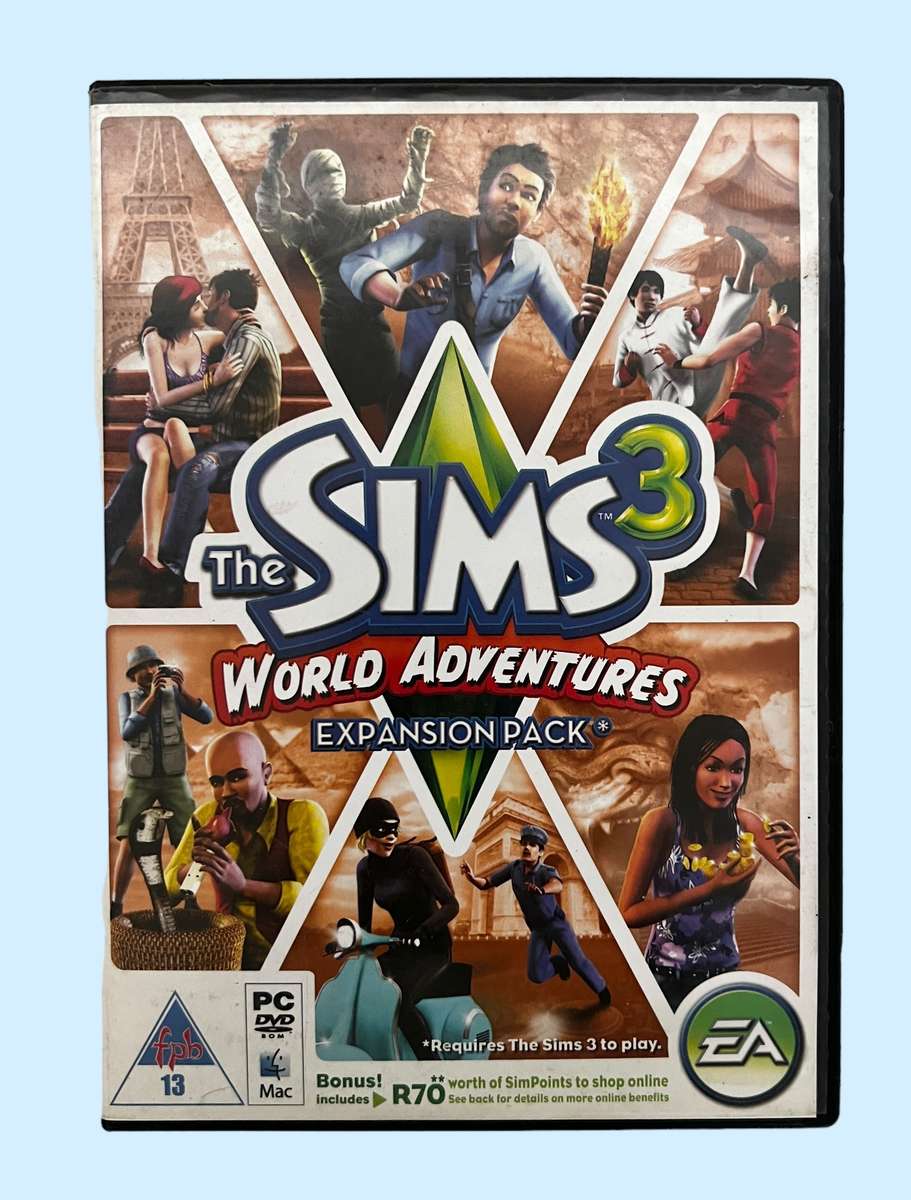 Five The Sims expansion packs (PC game), including Hot Date and Unleashed