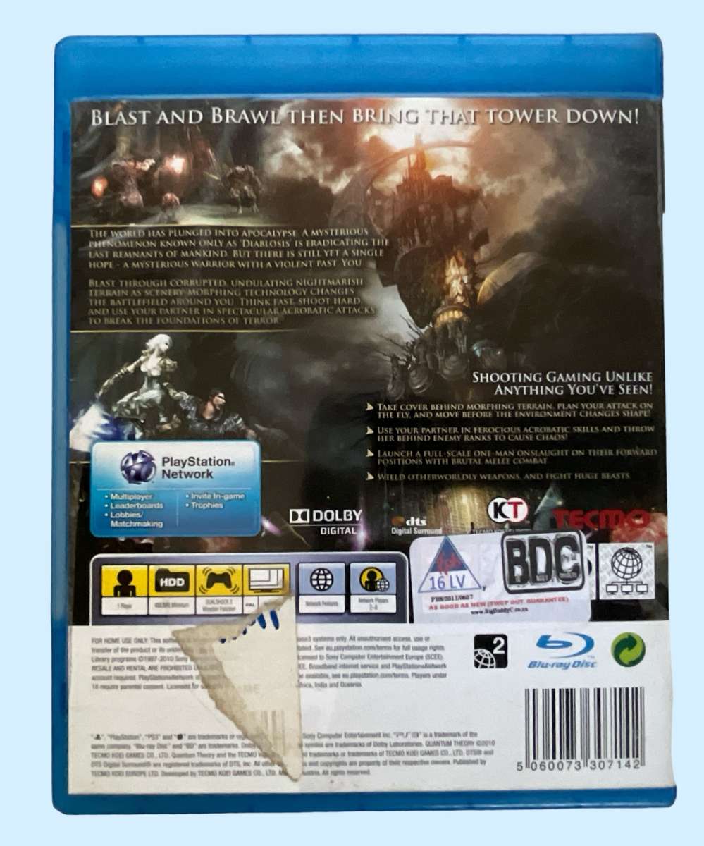 PlayStation 3 game - Quantum Theory (like new, with booklet)