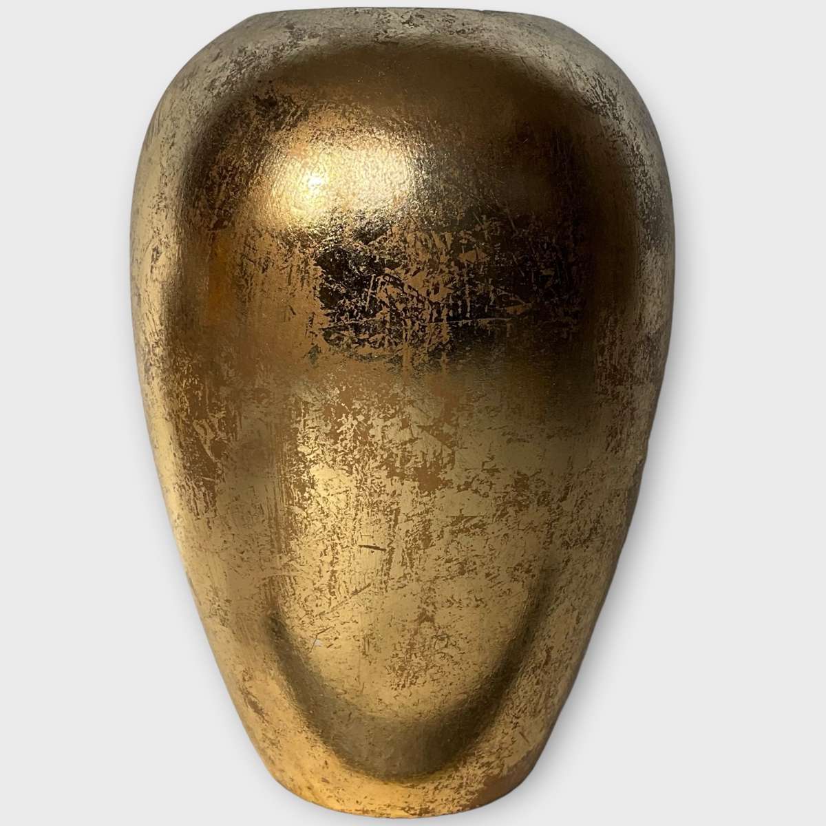 Stylish eye-catching resin (?) gold finished Vase - beautiful home decor