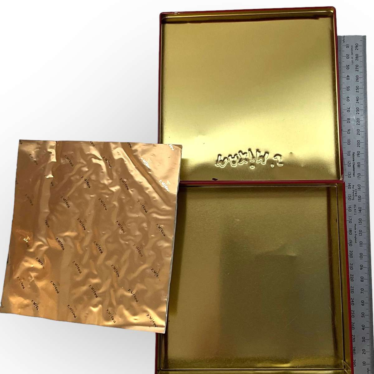 Super chic chocolate tin from Maxims de Paris