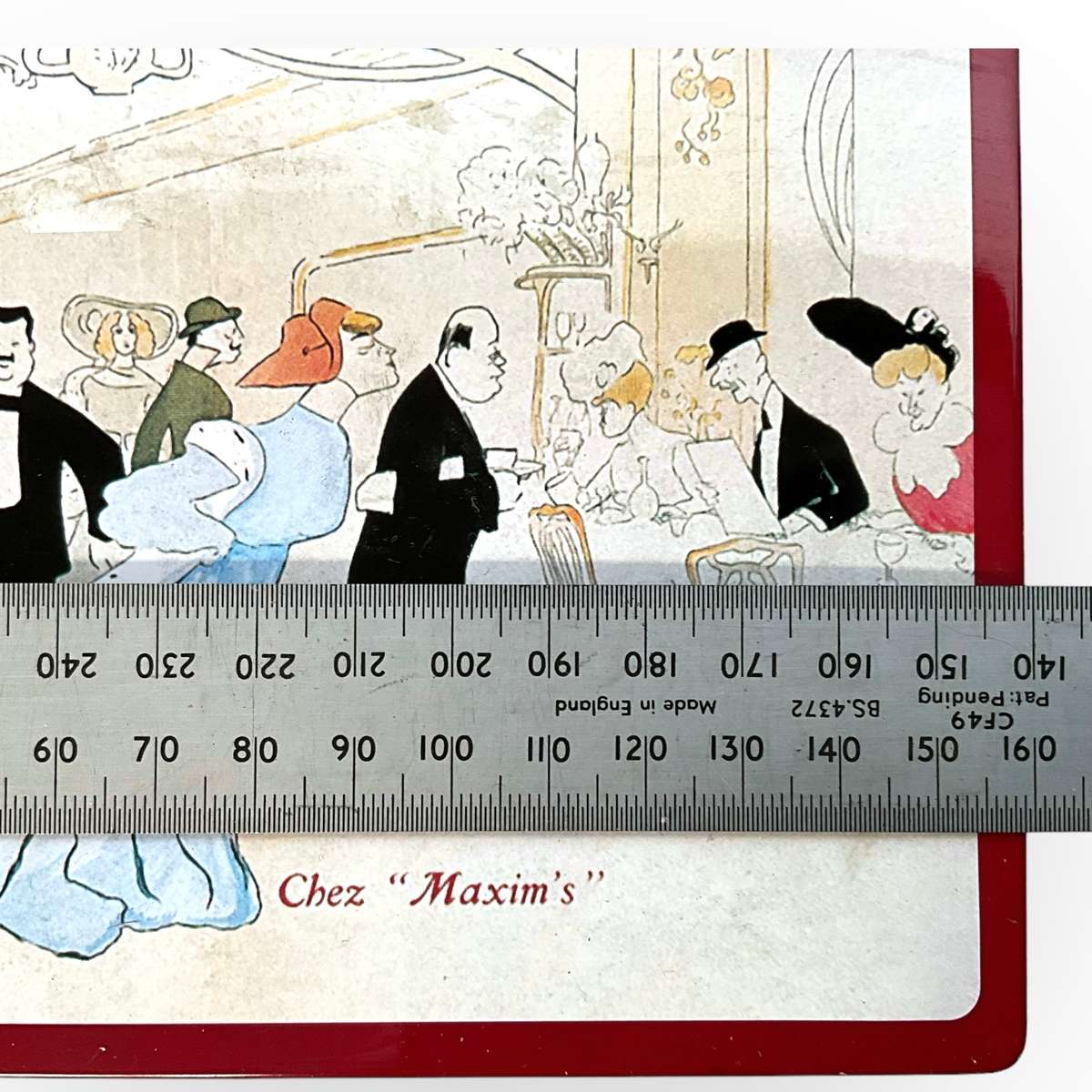 Super chic chocolate tin from Maxims de Paris