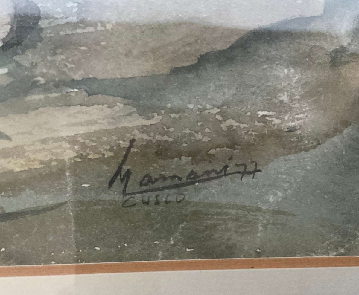 Original landscape painting by Manami (?)