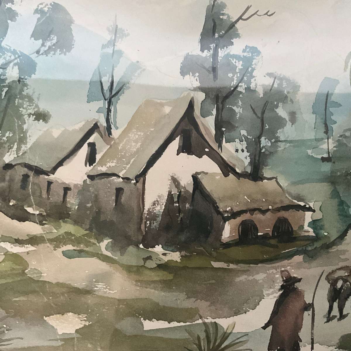 Original landscape painting by Manami (?)