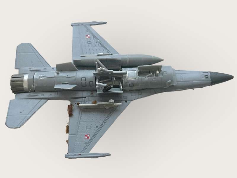 Three metal toy aircraft - please inspect the photos