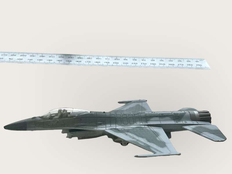 Three metal toy aircraft - please inspect the photos