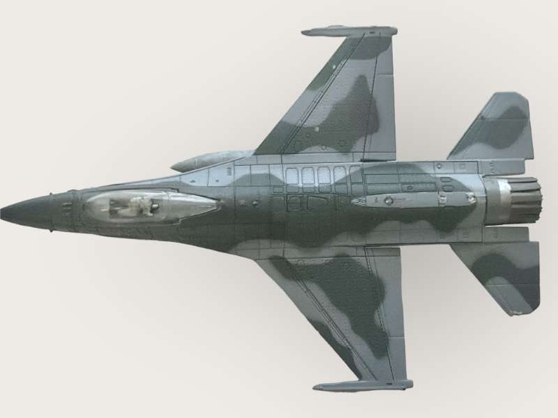 Three metal toy aircraft - please inspect the photos