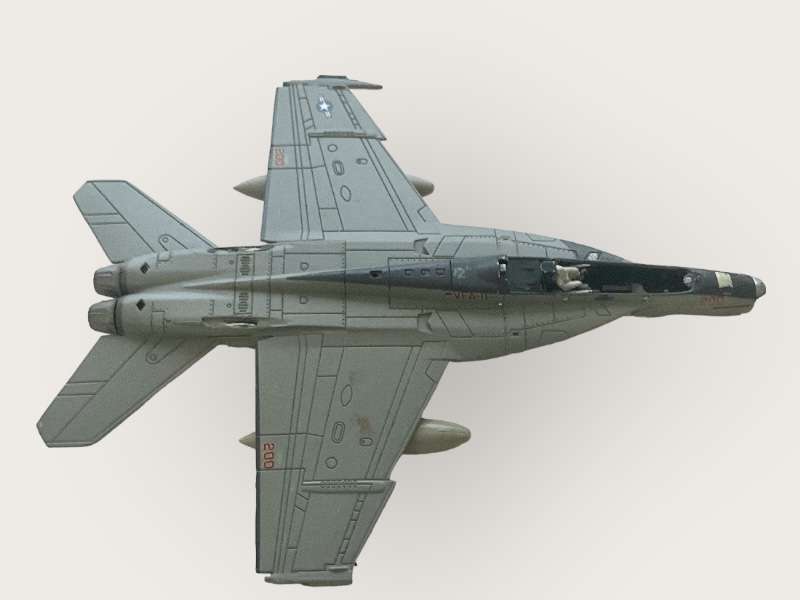 Three metal toy aircraft - please inspect the photos