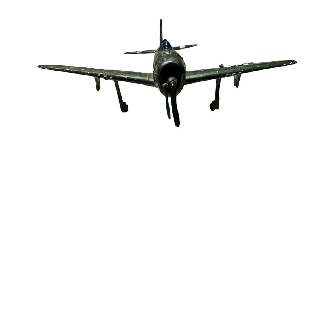 Gorgeous vintage metal toy plane - P-47D Thunderbolt made by Lintoy