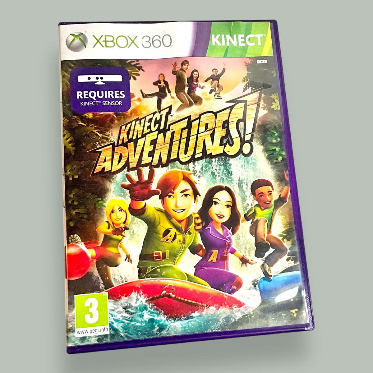 3 x Xbox 360 kinetic games  Kinect Adventures, Kinect Joyride and Kinect Star Wars