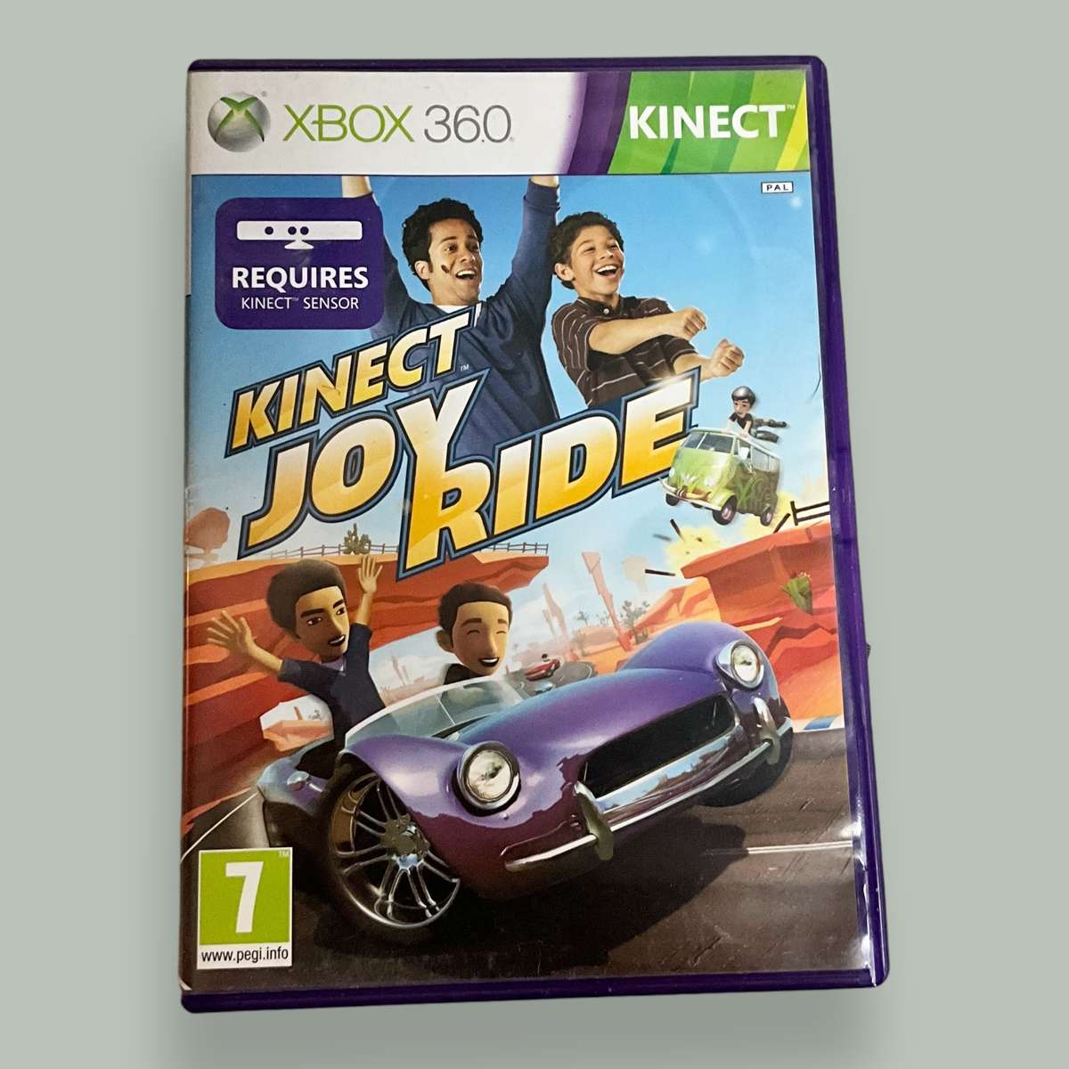 3 x Xbox 360 kinetic games  Kinect Adventures, Kinect Joyride and Kinect Star Wars