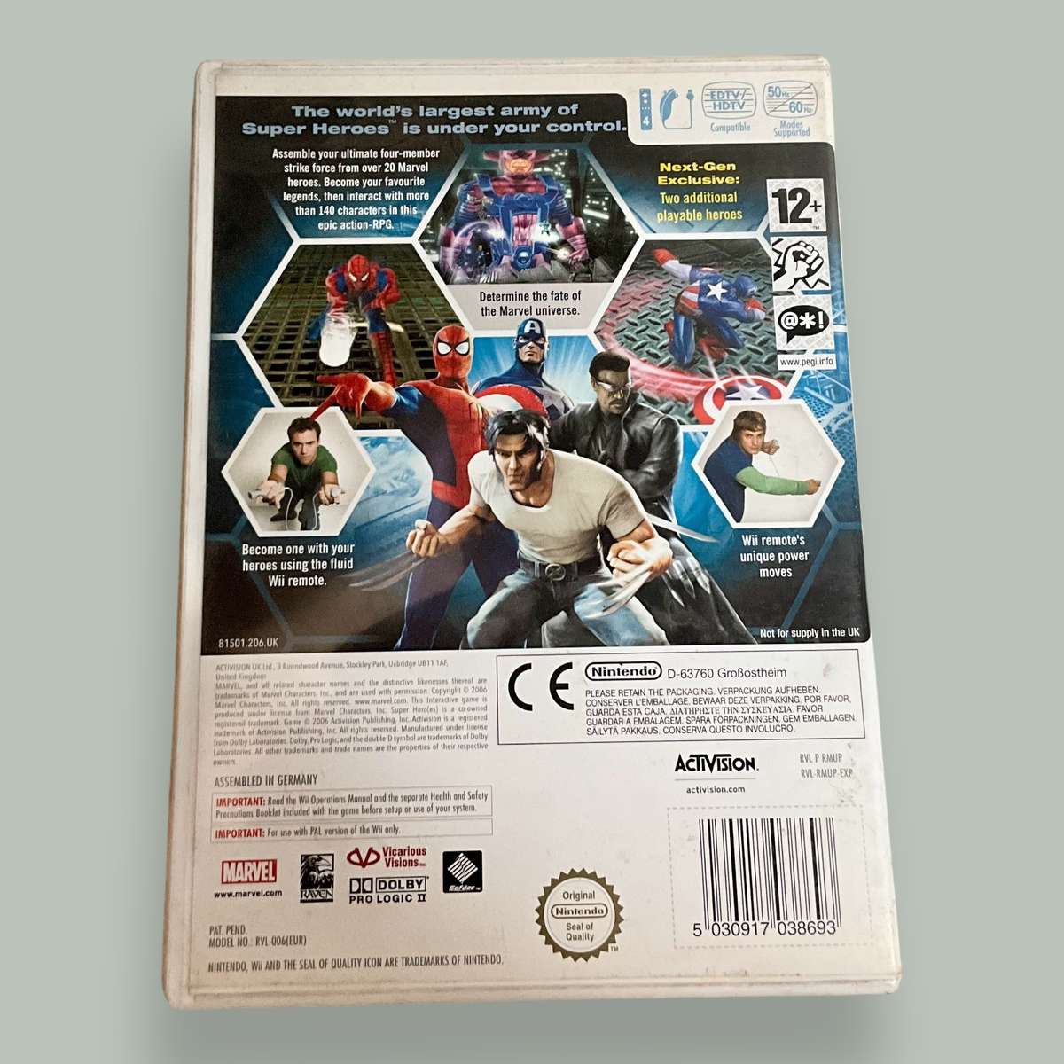 3 x Wii Games - Titanic, an Agatha Christie mystery, and Ultimate Alliance