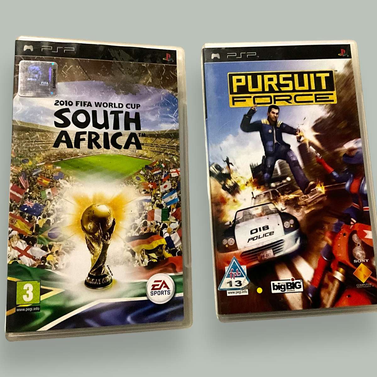 PSP Games - 2010 FIFA World Cup and Pursuit Force