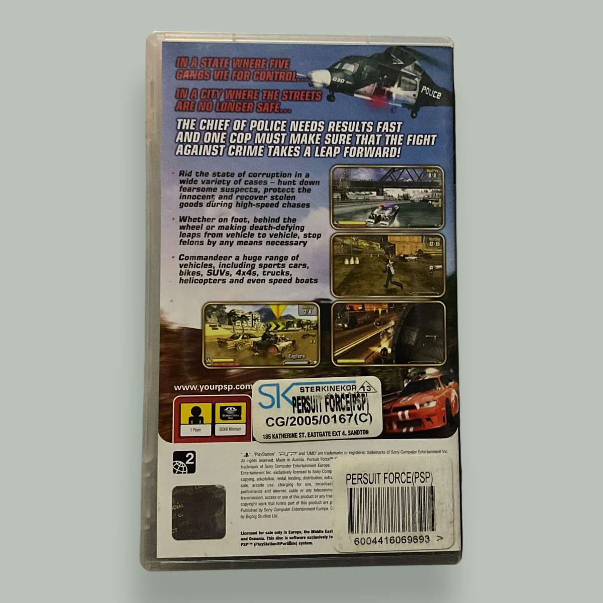 PSP Games - 2010 FIFA World Cup and Pursuit Force