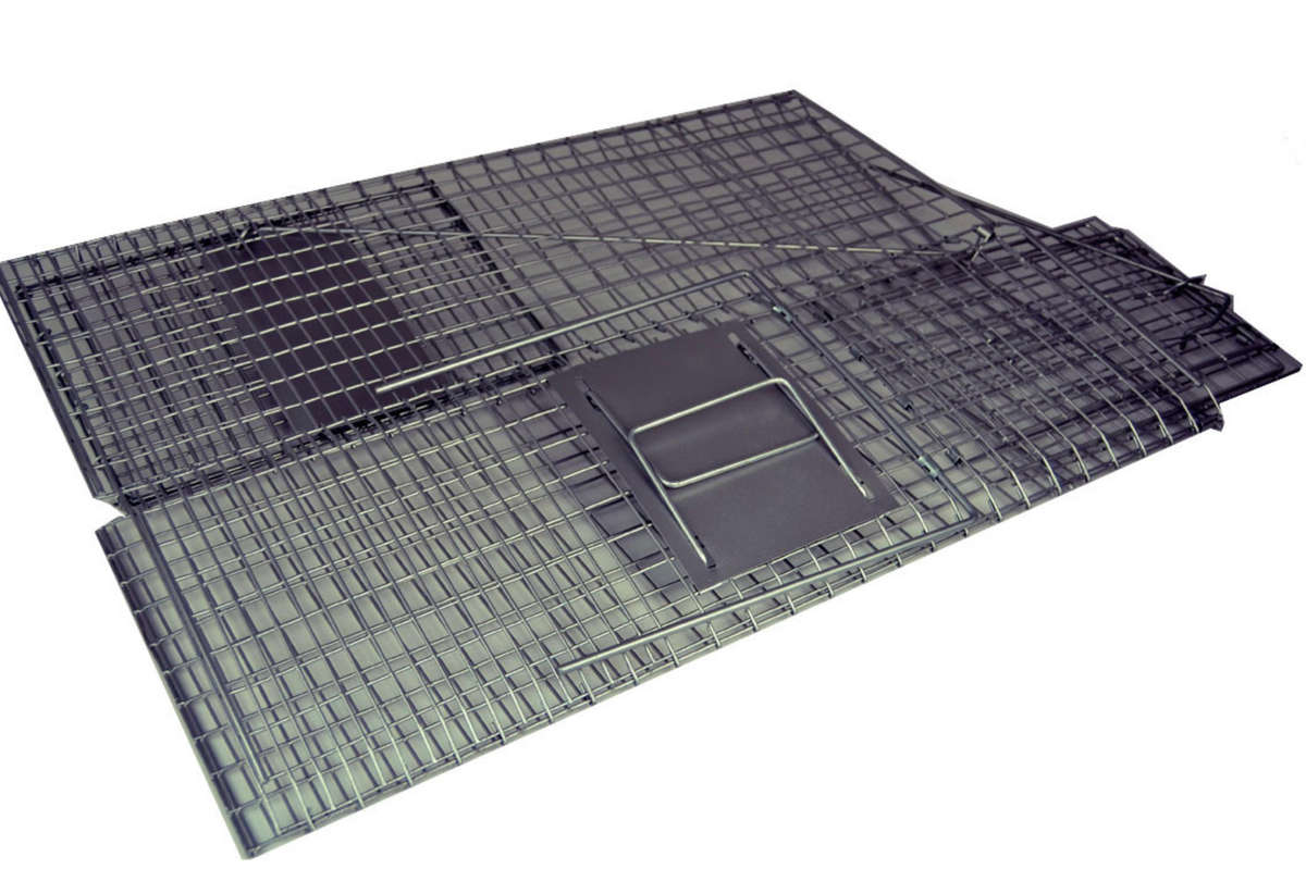 ANIMAL TRAP FOLDABLE 2 DOOR 66CM X 23.5CM X 30CM CH628-2