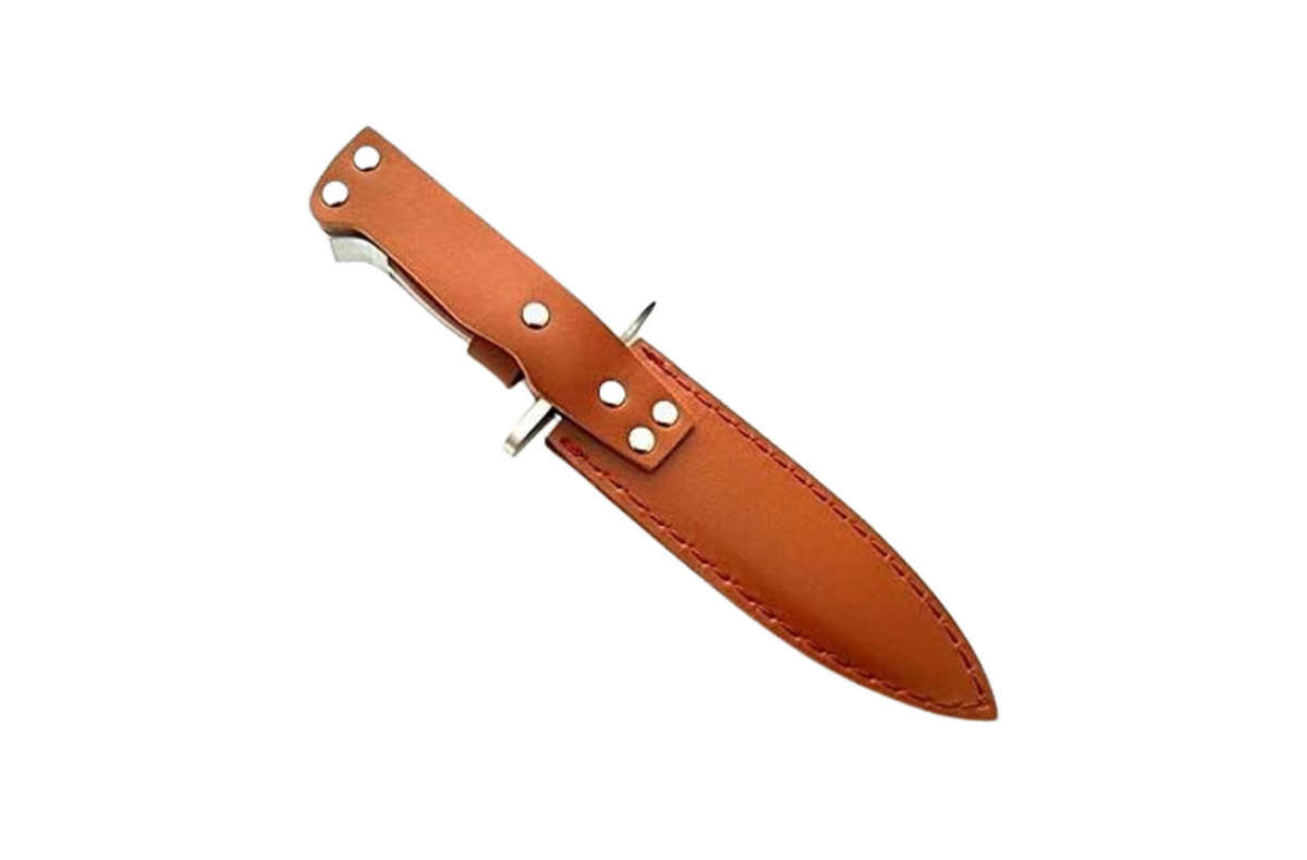 AK47 CCCP WOODEN HANDLE SHEATH KNIFE