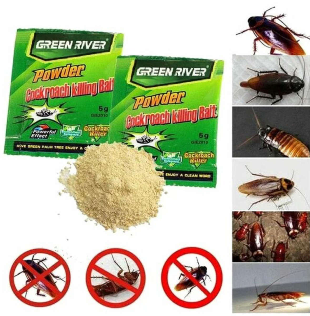 Cockroach Bait Insecticide Bulk Pack of 50 Sachets Investify