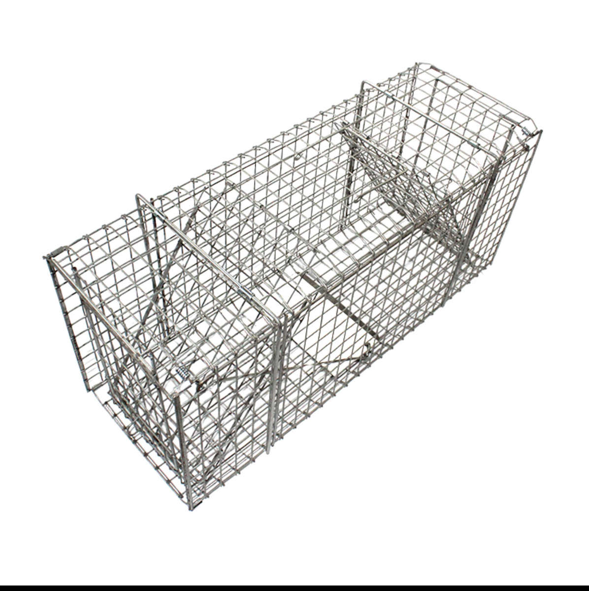 ANIMAL TRAP FOLDABLE 2 DOOR 66CM X 23.5CM X 30CM CH628-2