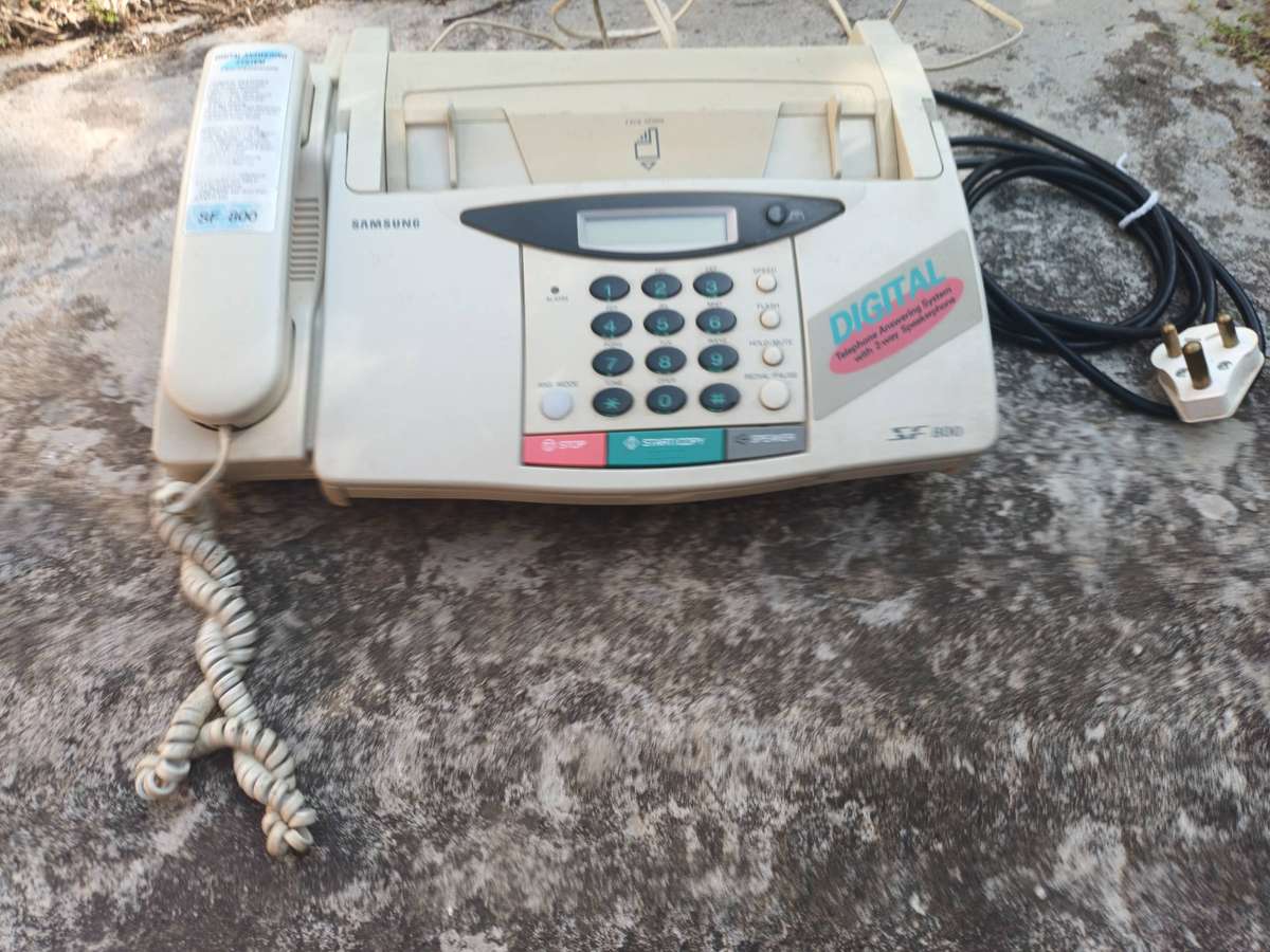 VINTAGE Samsung SF 800 Facsimile Transceiver Phone Answering System Fax