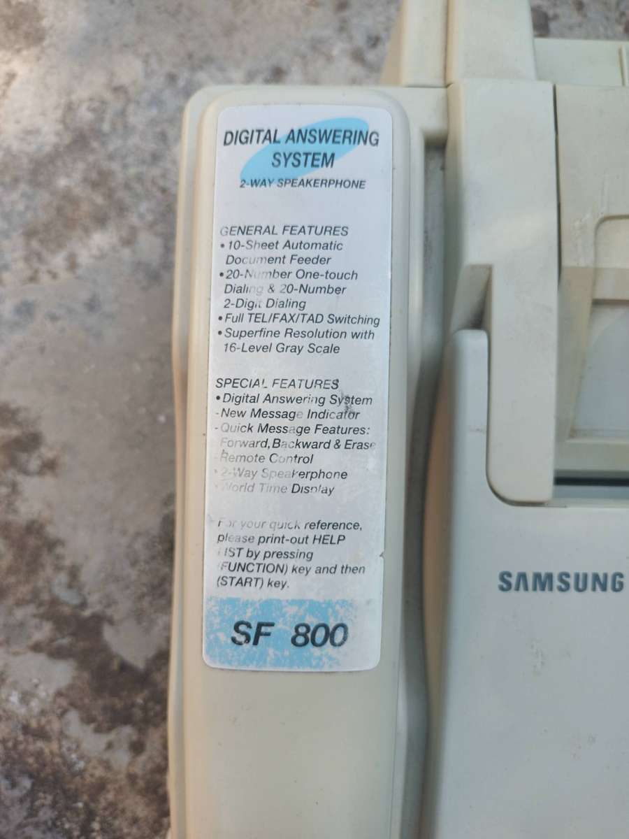 VINTAGE Samsung SF 800 Facsimile Transceiver Phone Answering System Fax